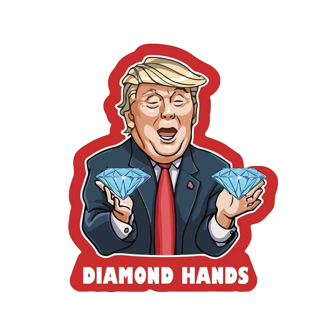 Diamond Hands sticker